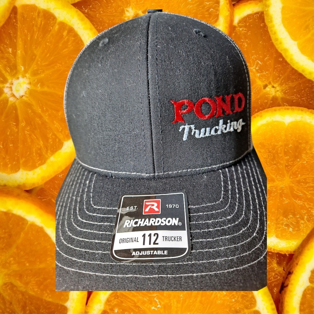 Richardson 112 Trucker Hat Pond Trucking Adjustable Mesh Back‎ Cap